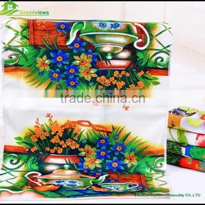 Microfiber Clean Kitchen Tea Towel Custom Printed Linen Dish Towel thumbnail-3