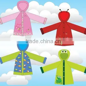 Transparent PVC Children Raincoat thumbnail-1