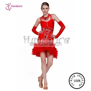 Latin Dress Professional Belly Dance Costume L-1365 thumbnail-4