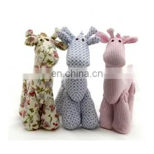 Special Design Giraffe With Flower Printing Fabric Stuffed Toys thumbnail-1