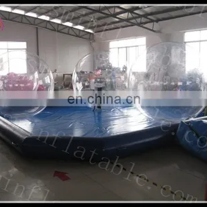 Large Inflatable Adult Swimming Pool Pvc Tarpaulin Water Pool, Water Bubble Ball Pool thumbnail-1
