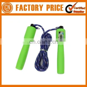 Rubber Electronic Automatic Skipping Rope With Foam Handle Custom Color Welcomed thumbnail-1
