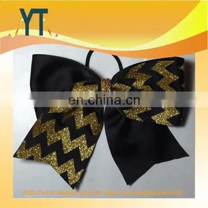 Popular Special Style Mix Golden Color Hair Bow/Barrette/Hair Pin With Black Hair Tie thumbnail-4