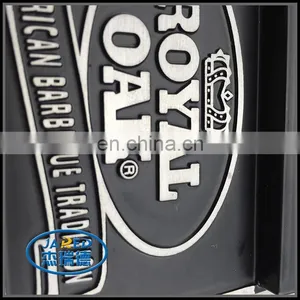Custom Metal 3d Aluminum Embossed Label Badge thumbnail-1