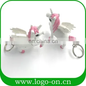 2017 New Arrival Custom Unicorn Key Chain thumbnail-2