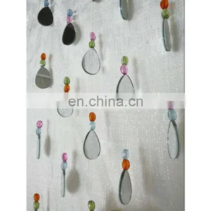 Feng Shui Mirror Beaded Curtain thumbnail-1