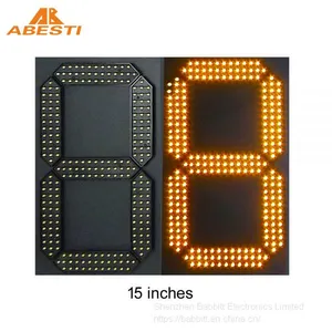 18 Inch 7 Segment Outdoor Led Display White Red Green Yellow thumbnail-1