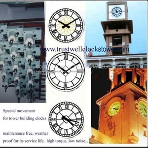 Four 4 Sides Tower Clocks With GPS Synchronization thumbnail-1