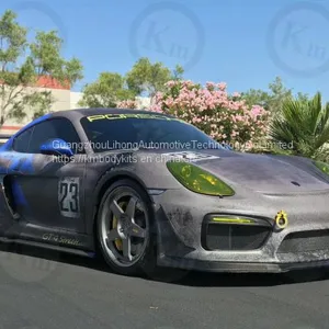 Km for 2012-2015 981 Carman Upgrade GT4 Bodykits PP Material thumbnail-3
