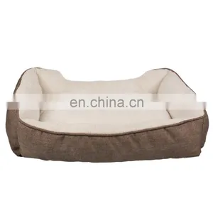 Wholesale Washable High Quality Custom Insert Designer Luxury Large Big Bunk Doggie Bedding Pet Dog Bed For Dog Pet thumbnail-6