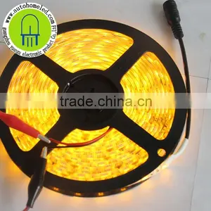 5M 16.4Feet Yellow LED Flexible Strip 300SMD 5050 With DC Connector thumbnail-1