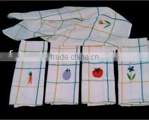 Fine Quality Cotton Waffle Kitchen Towels thumbnail-1