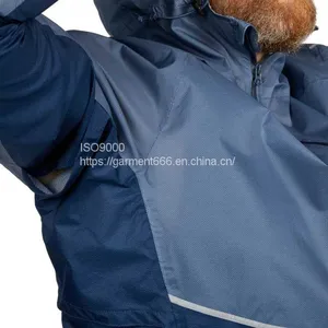 Wholesale Factory Directly Windbreaker Waterproof Breathable European Fashion 100% Down Hot And Trendy Style Men Ski Jacket thumbnail-2