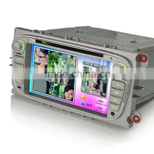 Erisin ES7608M 2 Din 7 Inch Car DVD GPS Navigation System for Mondeo thumbnail-2