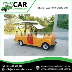 Certified Company Selling 4 Seater Electric Classic Car for Factory Use thumbnail-1
