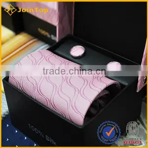 New Design Wholesale 100% Silk Necktie Sets Custom Gift Box Set thumbnail-6