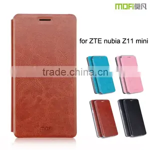 2016 HOT MOFi Case Housing for ZTE Nubia Z11 Mini , Mobile Phone Coque Leather Flip Back Cover for Nubia Z11 Mini thumbnail-1