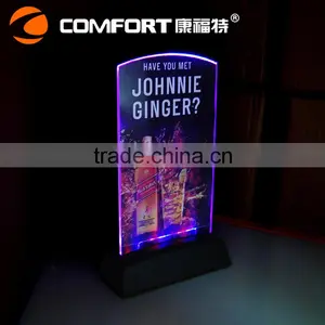 Special Price Promotional Lighted Club Led Menu Covers,led Menu Holder thumbnail-4