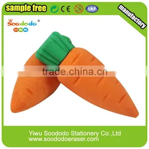 Customized Carrot Vegetable Erasers thumbnail-1