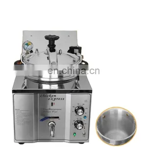 High Pressure American 110V Commercial Stainless Steel Electric Table Type Fryer Taiwan Chicken Pressure Fryer thumbnail-1