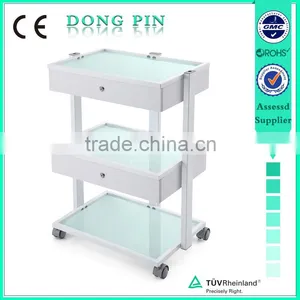 Glass Shelf Trolley Used Beauty Salon Chairs Sales thumbnail-3