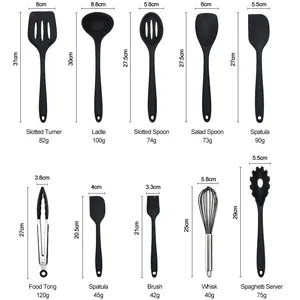Kitchen Accessories Home and Kitchen Cookware Sets Silicone Kitchen Utensils Set Baking Tools Silicone Kitchen Cooking Utensils Set thumbnail-2