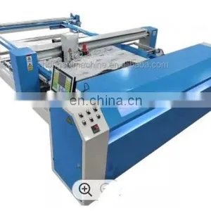 Computerized Sponge Mattress Quilting Making Machine With Feeding Spreading Clamping and Cutting Automatically thumbnail-1