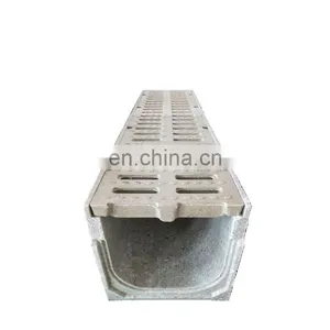 Environmentally Resin Concrete Material Floor Drains Gutter thumbnail-1