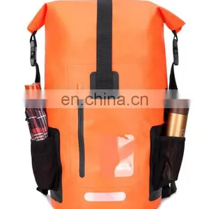 Custom Logo 15L 20L 25L 40L 50L 60L 80L Waterproof Dry Bag Backpack for Fishing Hiking Floating thumbnail-5