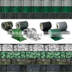 China Pvc Sichtschutzstreifen / Tarpaulin PVC Garden Strip Screen Fence Roll Cover Plastic thumbnail-4