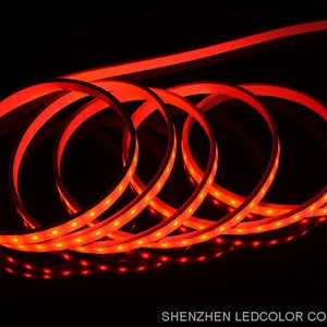 Wholesale OEM 5050 RGB Flexible Neon 5*13 Silicone Tube 60LEDs Neon Flex LED Light Strip thumbnail-4