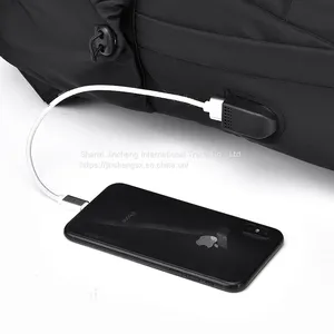 USB Charging Port Large Capacity Waterproof Wear-proof Laptop Backpack thumbnail-5