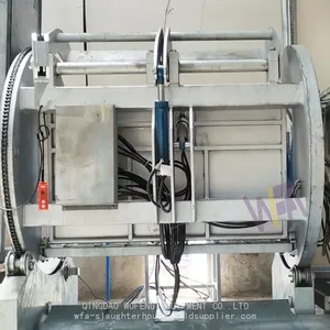 Full Set Automatic Cattle Slaughter Line For Ritual Rotary Slaughtering Box For Cow Slaughtering Equipment thumbnail-5