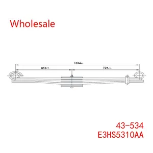 E3HS5310AA, 43-534 Heavy Duty Vehicle Front Axle Wheel Parabolic Spring Arm Wholesale For Ford thumbnail-1