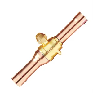 Refrigeration Ball Valve Without Testing Valve, Brass Valve, Brass Check Valve, HVAC/R Valve thumbnail-1