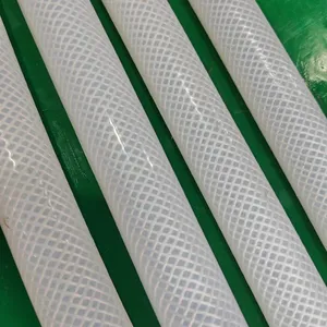High Temperature Resistant Food Grade Silicone Tube Industrial Braided Steel Wire Flexible Bend Resistant Silicone Rubber Hose thumbnail-5