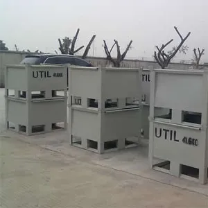 Heavy Duty Metal Logistics Box Fixed Foldable Stackable Design thumbnail-3