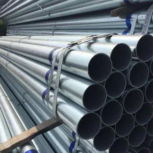 Chinese Factory 3-8 Inch Galvanized Steel Pipe gi Tube Price Hot Dipped Galvalume Round Mild Steel Pipes thumbnail-3