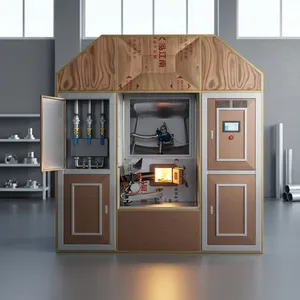 Human Cremation Machine Electric Crematorium Machine With 100kg/H Capacity and 18kw Power Crematory Equipment thumbnail-2