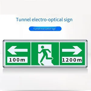 Tunnel Emergency Evacuation Indicator Lights, Tunnel Emergency Telephone Signs, Tunnel Emergency Parking Signs, and Guide Lights thumbnail-3