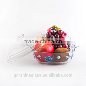 Hot Selling Factory Direct Manufacture Glass Plate /decal Pyrex Glass Food Dish thumbnail-3