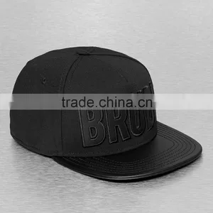 Customize 3D Embroidery Australian Leather Brim Snapback Hats Quality Choice thumbnail-2