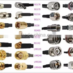 Hot Sale!!BNC Female Jack Nut Connector Switch FME Male Plug Connector RG178 Cable thumbnail-5