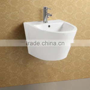 White Glazed Painting Floor Mounted Ceramic Bidet AT015B thumbnail-3