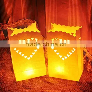 Tea Light Holder Luminaria Paper Lantern Candle Bag For Christmas Party Wedding Decoration Products thumbnail-6