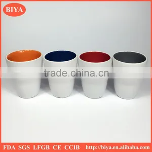 Double Wall Ceramic Mug Personalized Stoneware Coffee Mug Wholesale Tea Mug thumbnail-5