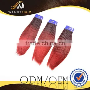 Popular Malaysian Hair Kinkly Straight Yaki Hair Weave thumbnail-1