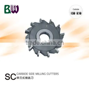 Brazed Tungsten Carbide Side Milling Cutter For CNC Milling Machine thumbnail-1