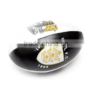 White And Black Rugby Ball Full Size thumbnail-1