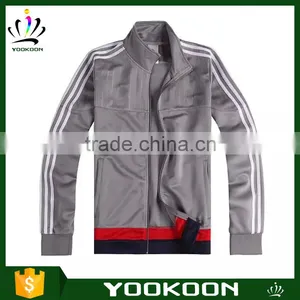 Softshell Long Gray Sports Jacket 100polyester Softshell Jacket Long Bomber Jacket thumbnail-1